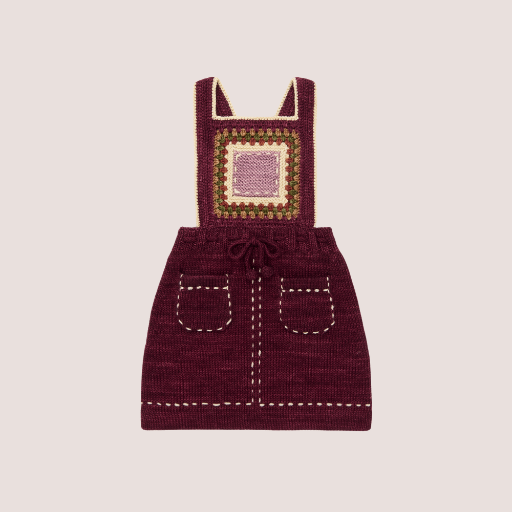 Misha & Puff Running Stitch Pinafore, Cambridge – Tinyapple