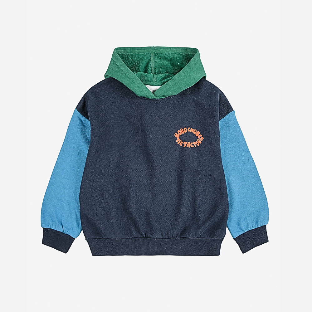 Bobo Choses Tic Tac Toe color block hoodie – Tinyapple