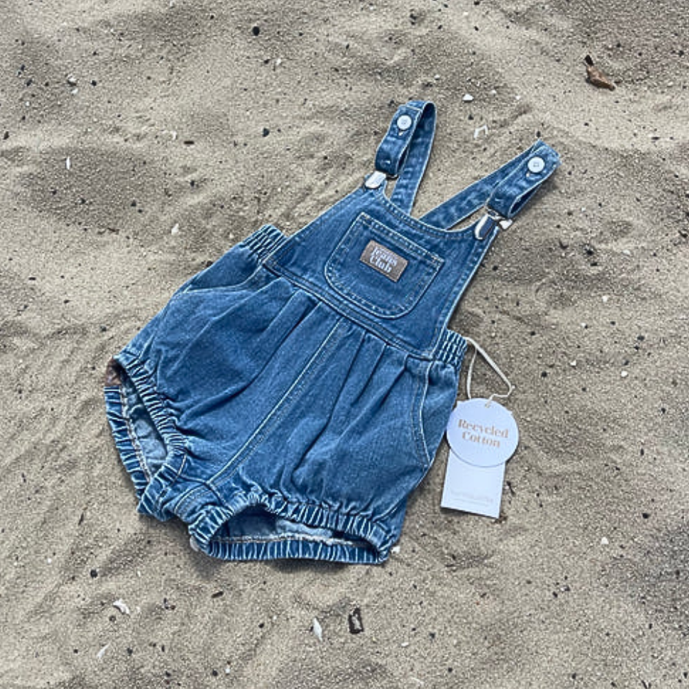 【 twincollective 】 bowie bubble romper Twin collective Kids Bowie Bubble Romper, Ziggy Blue – Tinyapple