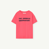 The Animals Observatory Orion Kids T-shirt, Pink