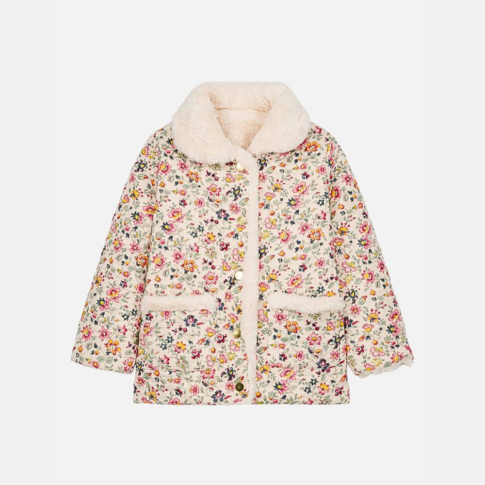 Louise Misha Dalila Reversible Coat, Cream Wild Flowers – Tinyapple