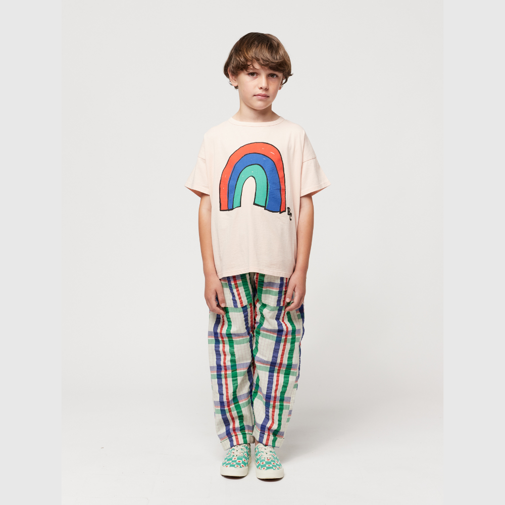 Bobo Choses Rainbow T-shirt in Light Pink for boys
