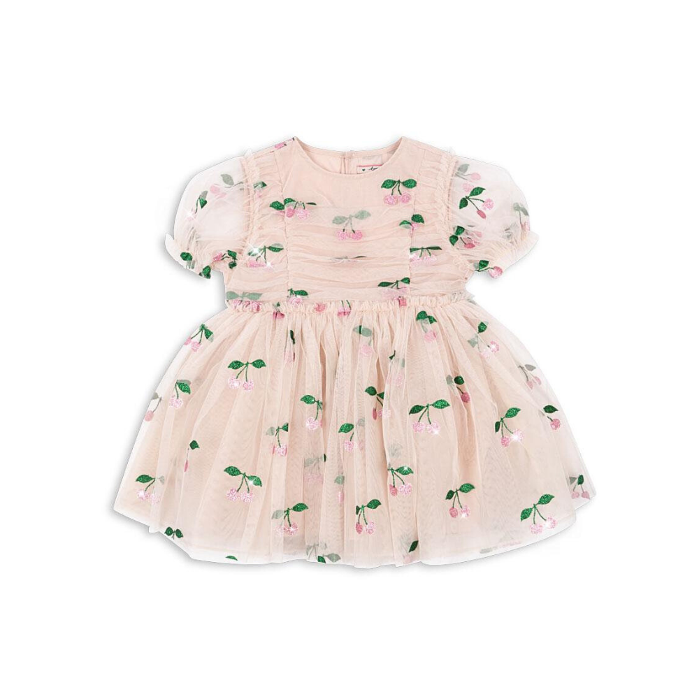 Konges Sloejd Tulle Dress, Ma Grande Cerise Pink Glitter – Tinyapple