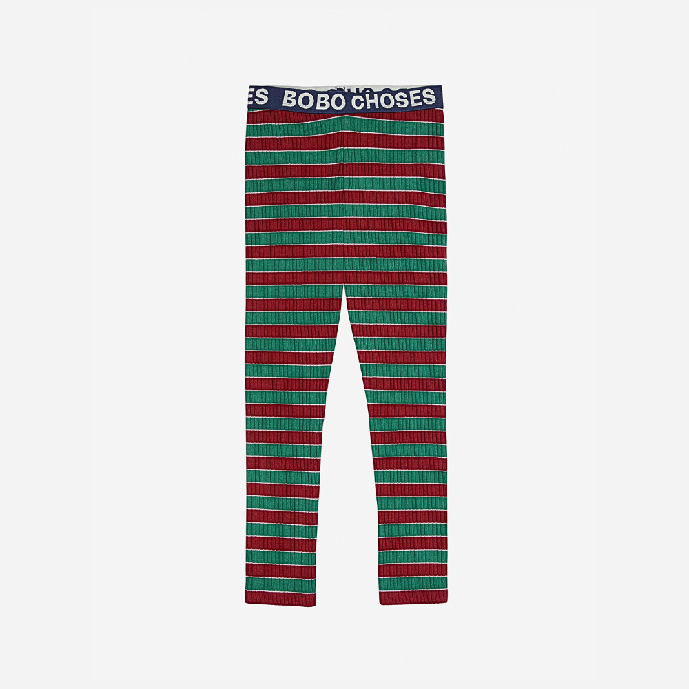 Bobo Choses Bobo Multicolor stripes leggings, Multicolor
