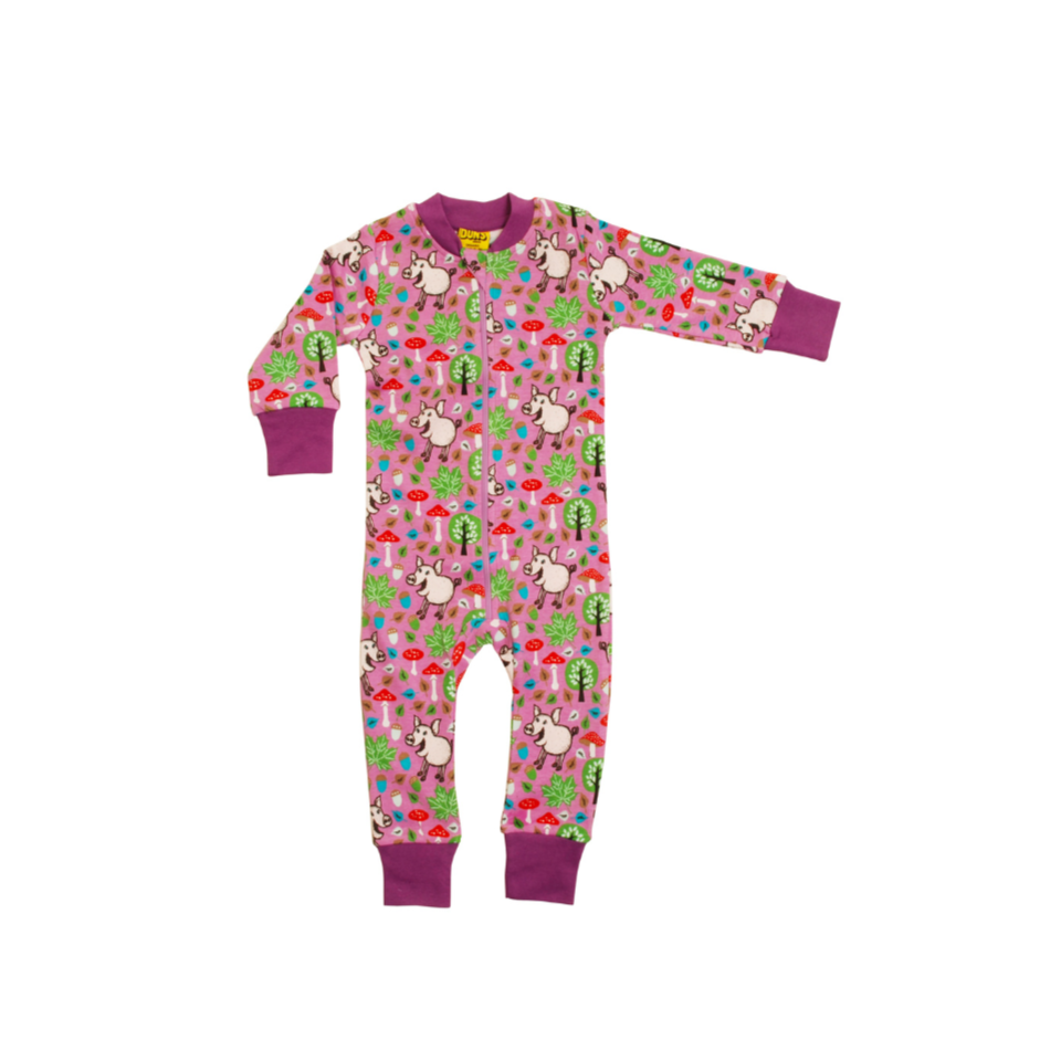Duns Lilac Chiffon Taping Dungaree, Jumbled Radish Pink main image 0