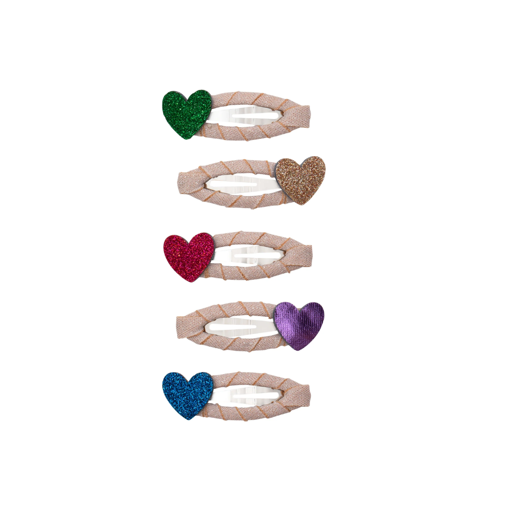 ✨Mimi✨ Mimi & Lula Jazzy heart mini clic clacs, Bright Multi