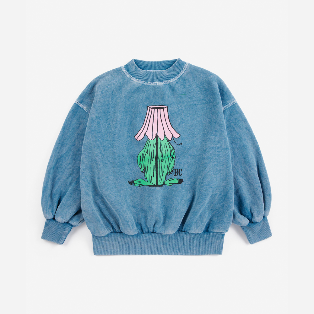 BOBO CHOSES ボア　ブルゾン　tinycottons mm6 kids Bobo Choses Hidden Monster sweatshirt, Blue – Tinyapple