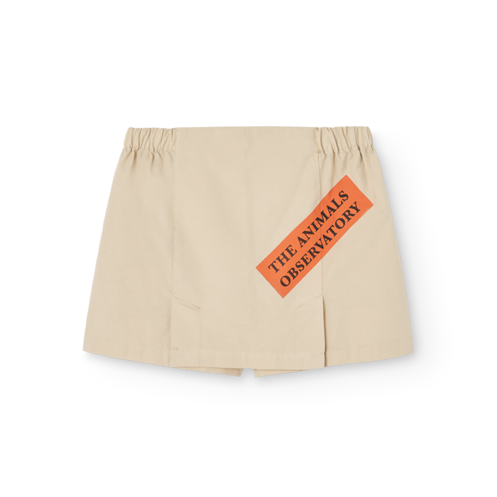 スカート the animals observatory TAO 3Y The Animals Observatory Shrimp Kid Skirt, Khaki – Tinyapple