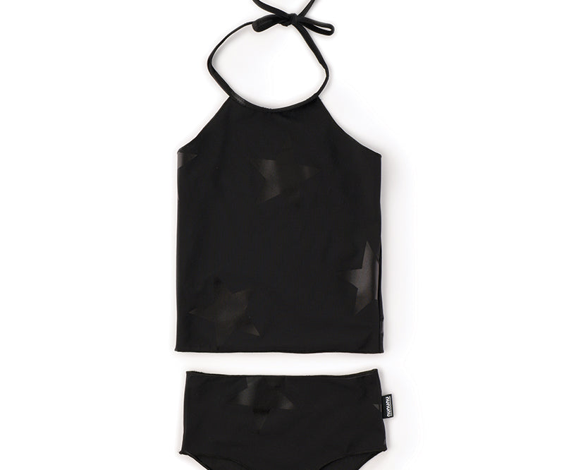 Pick Latest NU2644 Star Collar Bikini in Black