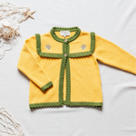 Birinit Petit Mustard Embroidered Jacket