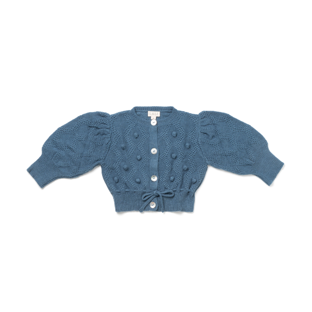 Lali Moss Sweater Cardigan, Blue
