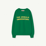 The Animals Observatory Leo Kids Sweatshirt, Green