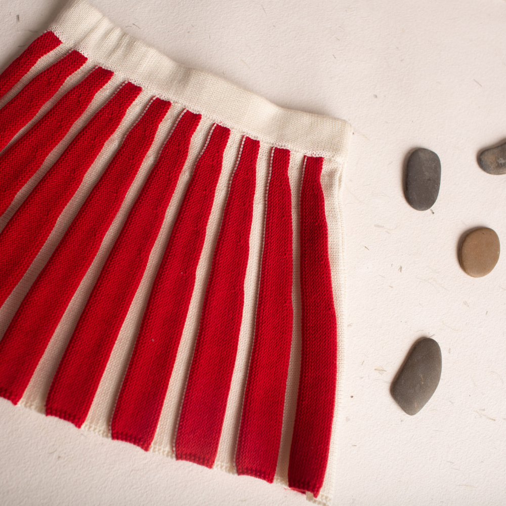 Buy Birinit Petit Mini Skirt Red Stripe
