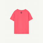 The Animals Observatory Orion Kids T-shirt, Pink Back