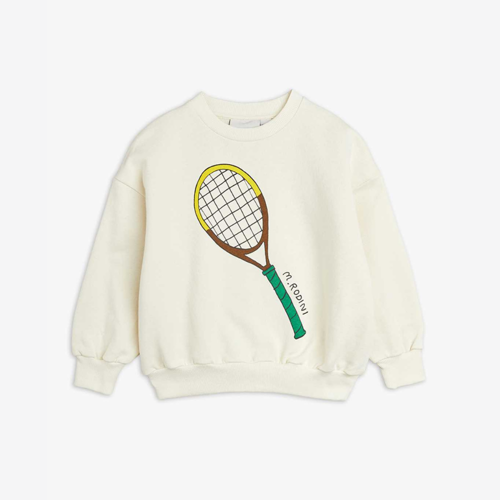 Mini Rodini Tennis Sp Sweatshirt, Off White