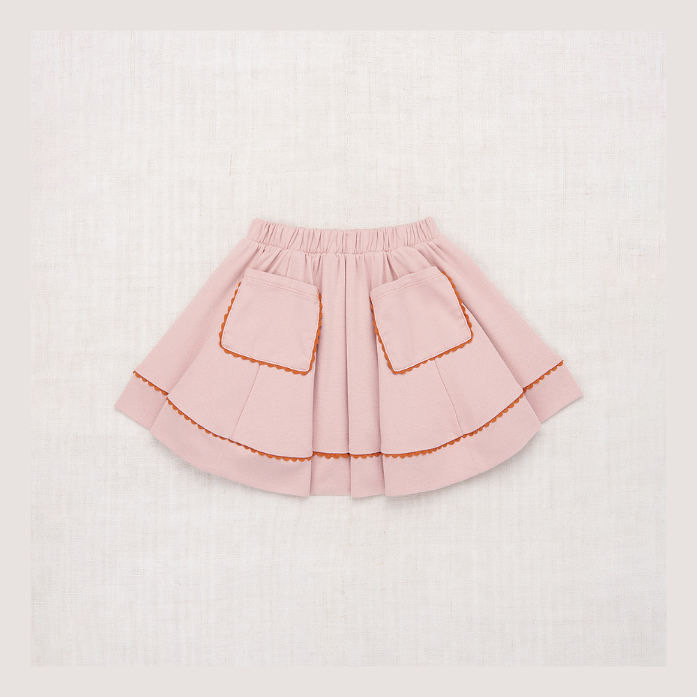 Misha & Puff Rickrack Circle Skirt, Parfait - Tinyapple