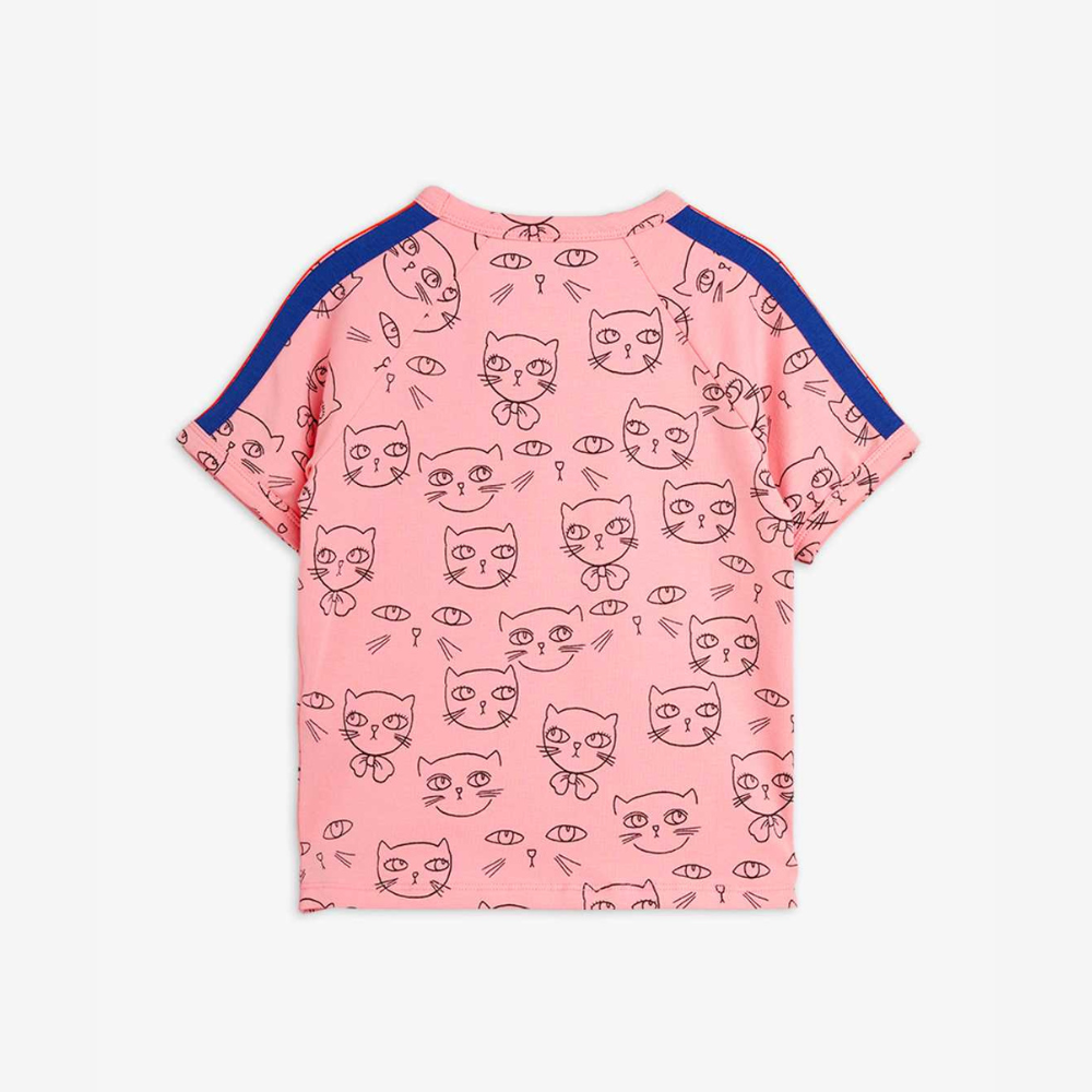 Buy Mini Rodini Cathlethes AOP SS Tee, Pink