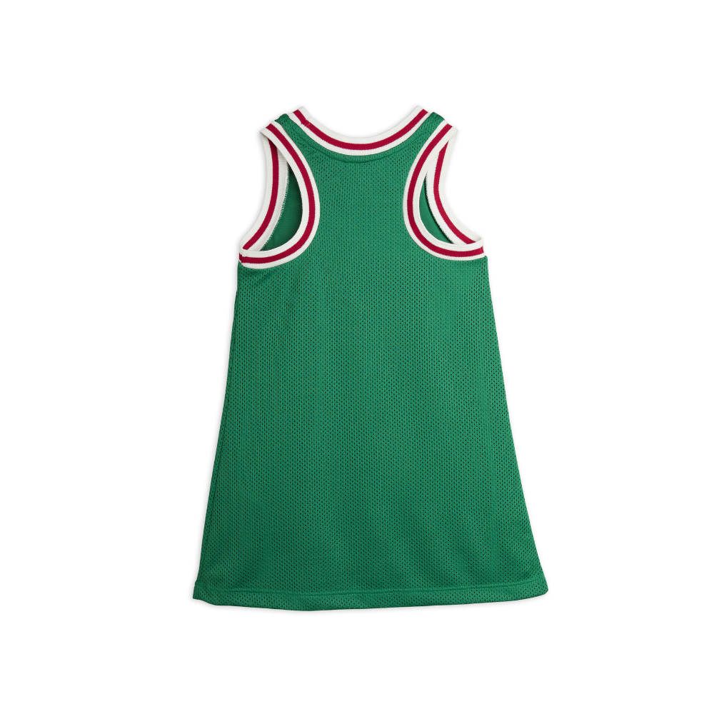 Buy Mini Rodini Basketball Mesh sp Tank Dress, Green - Tinyapple Buy Mini Rodini Basketball Mesh sp Tank Dress, Green - Tinyapple