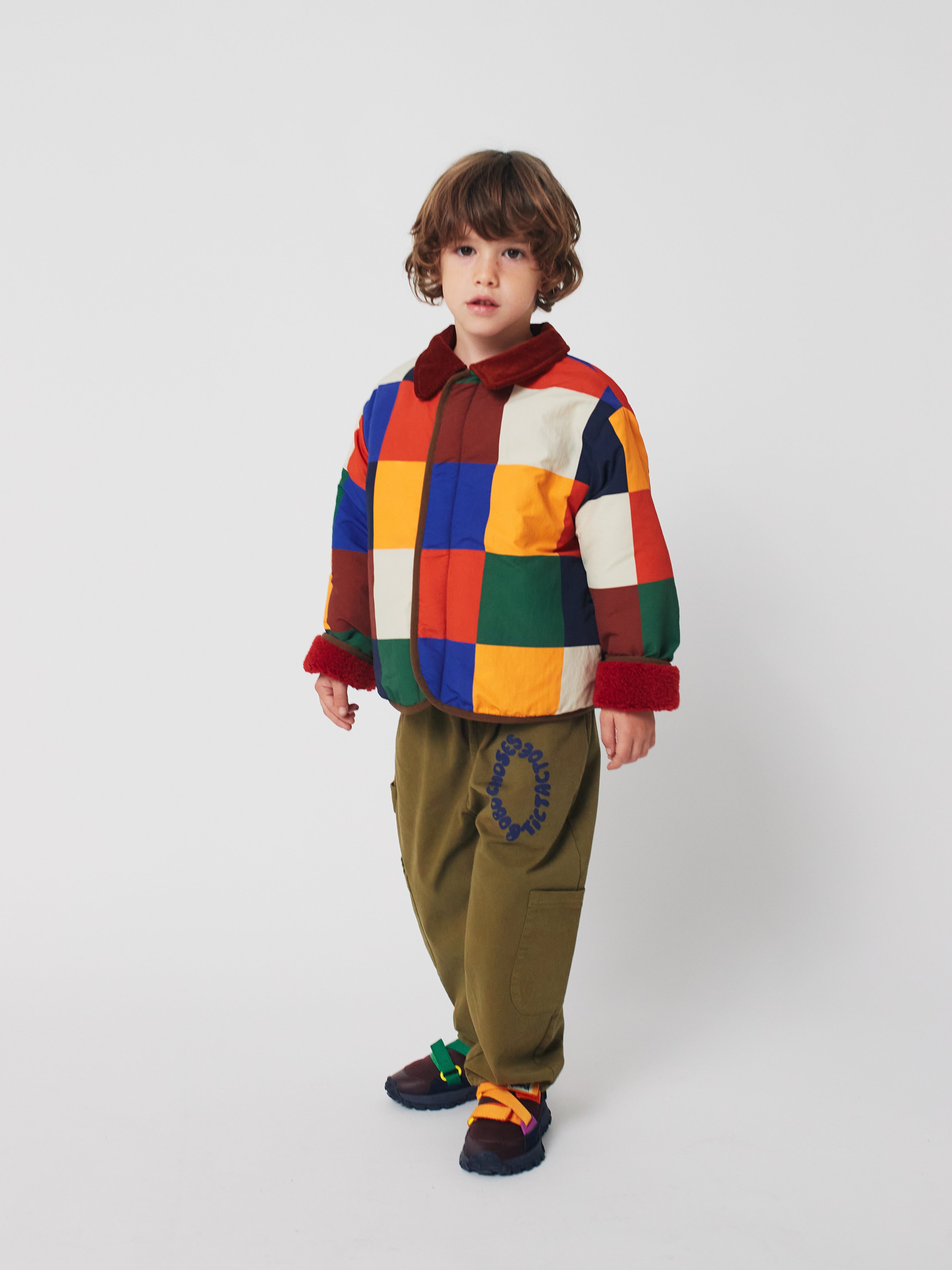 BOBO CHOSES アウター　2〜3y Bobo Choses Bobo Choses color block winter cap, Multicolor