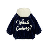 Buy Mini Rodini What's Cooking Faux Fur Jacket, Chapter 1, Navy