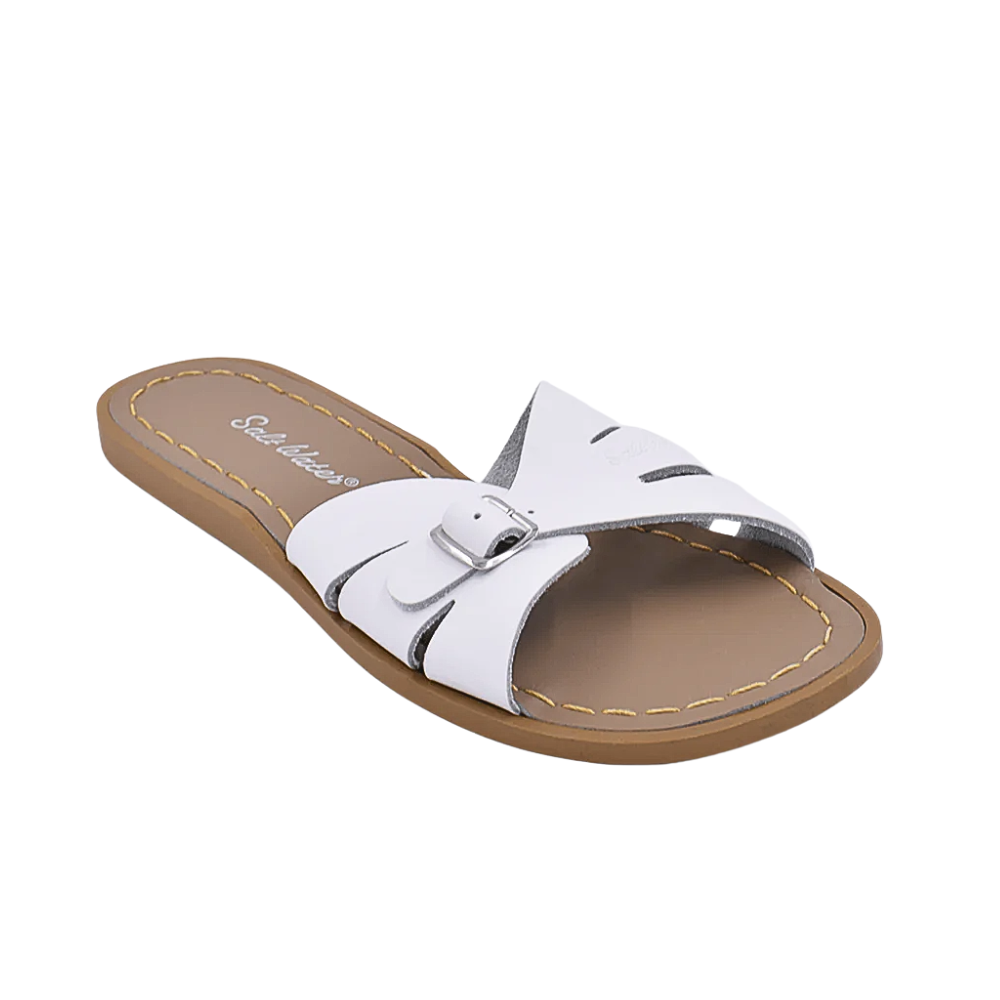 Salt Water Classic Slides, White – Tinyapple