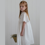Louisiella Flossie Dress, White for girls