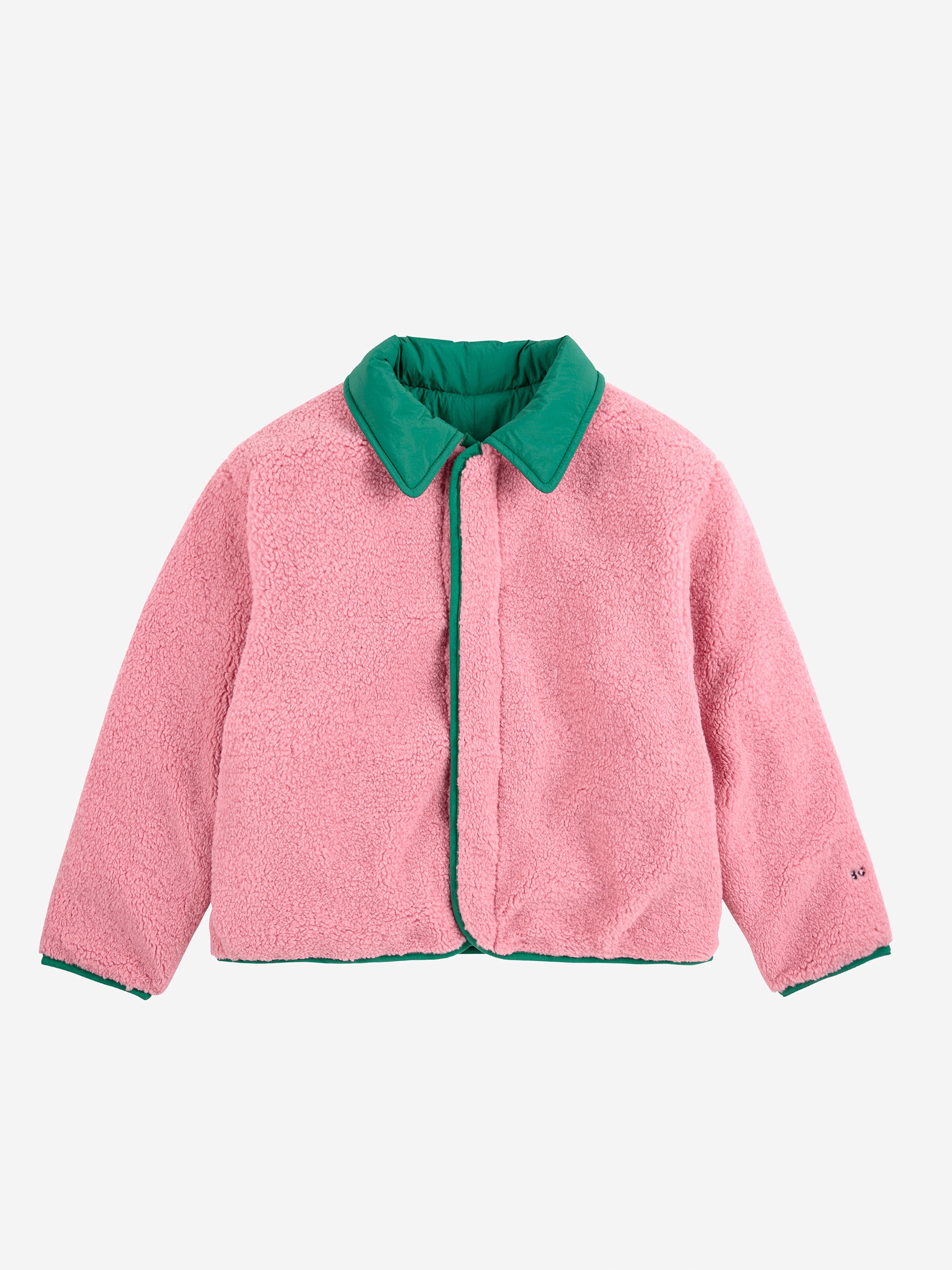 Bobo Choses Clover reversible sheepskin jacket, Green – Tinyapple