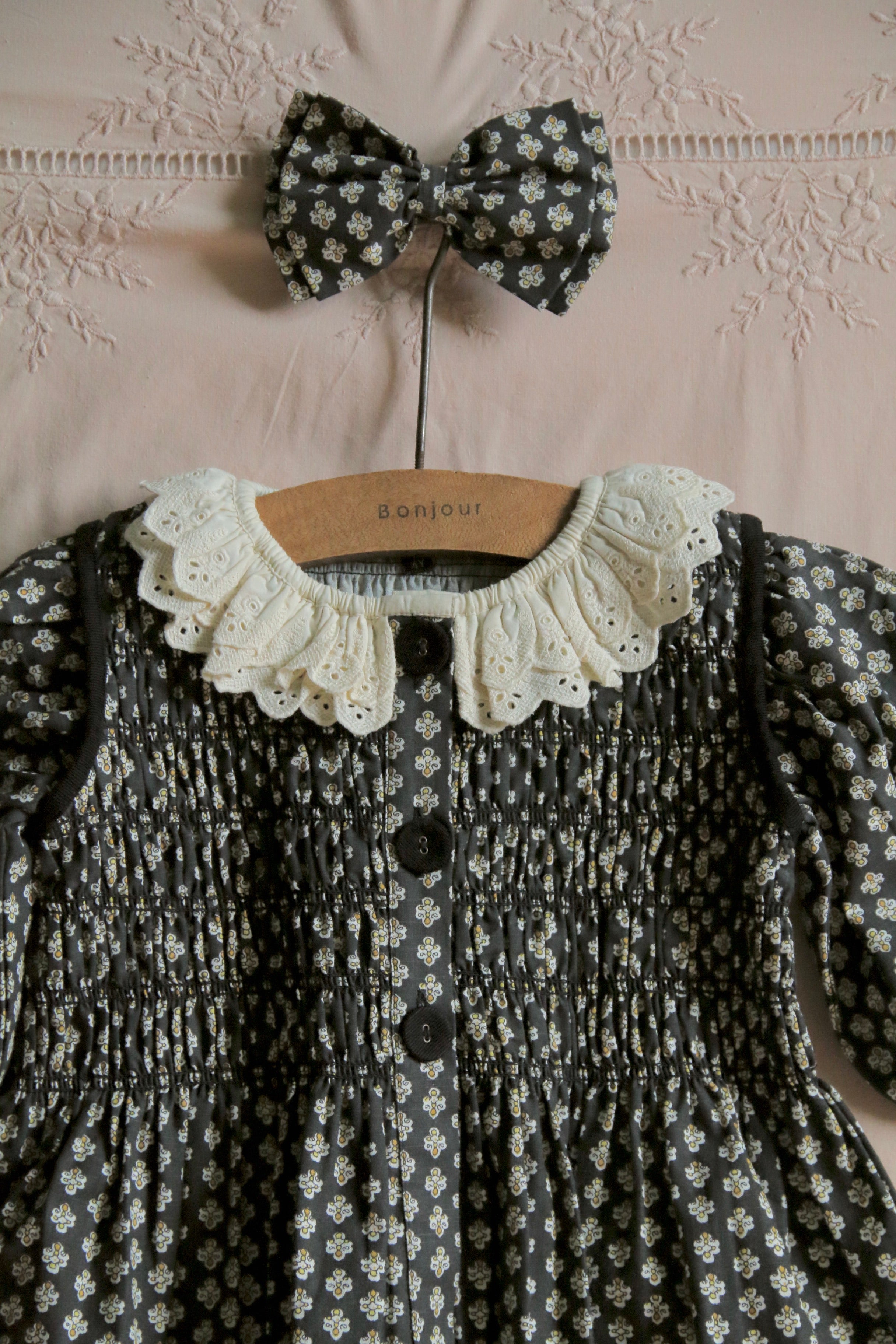 Bonjour Diary Tunique with Hair Clip, Provencal print – Tinyapple