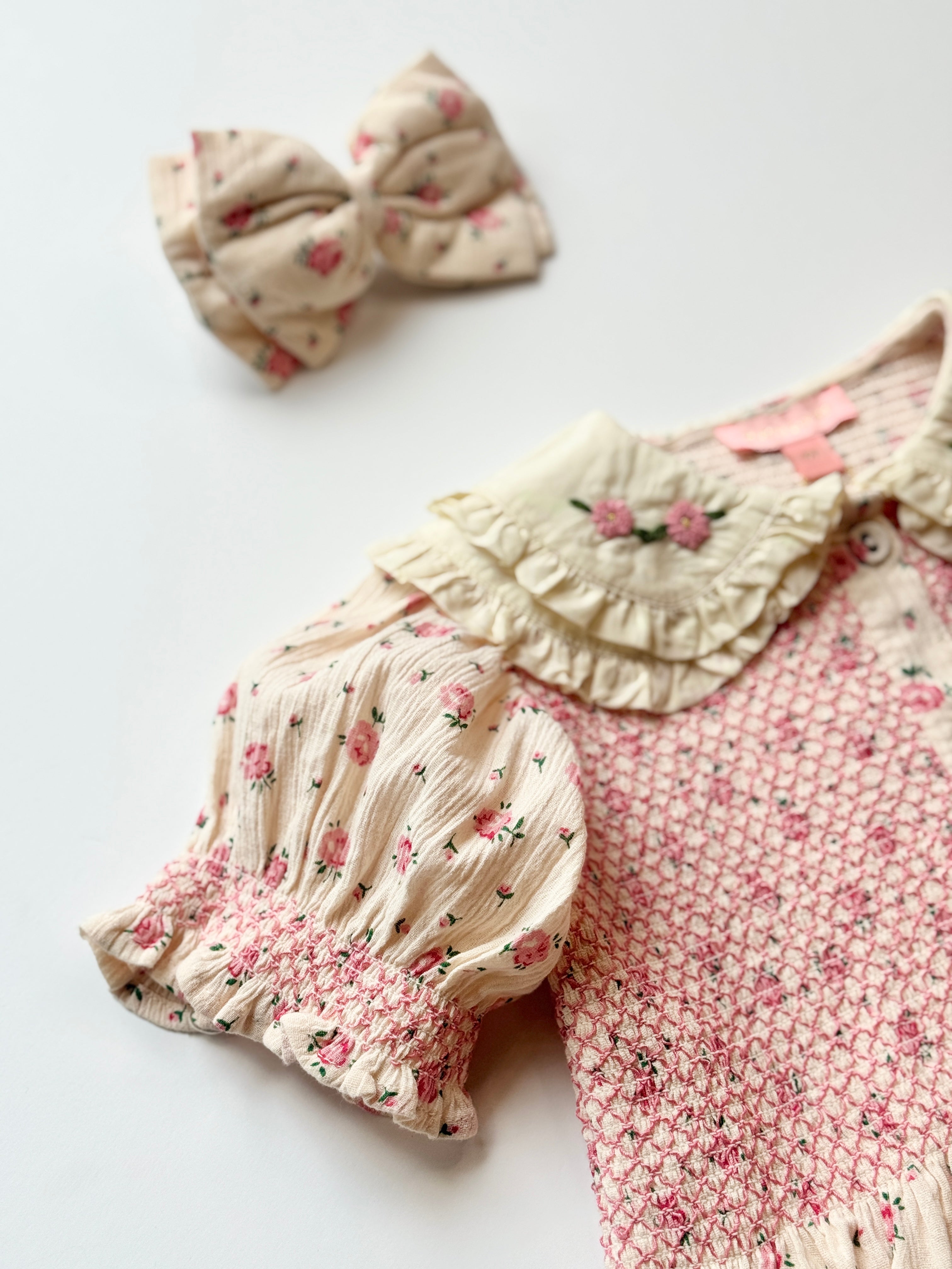 トップス Bonjour diary tunique Exclusive] Bonjour Diary Tunique blouse with hair clip, Rosa