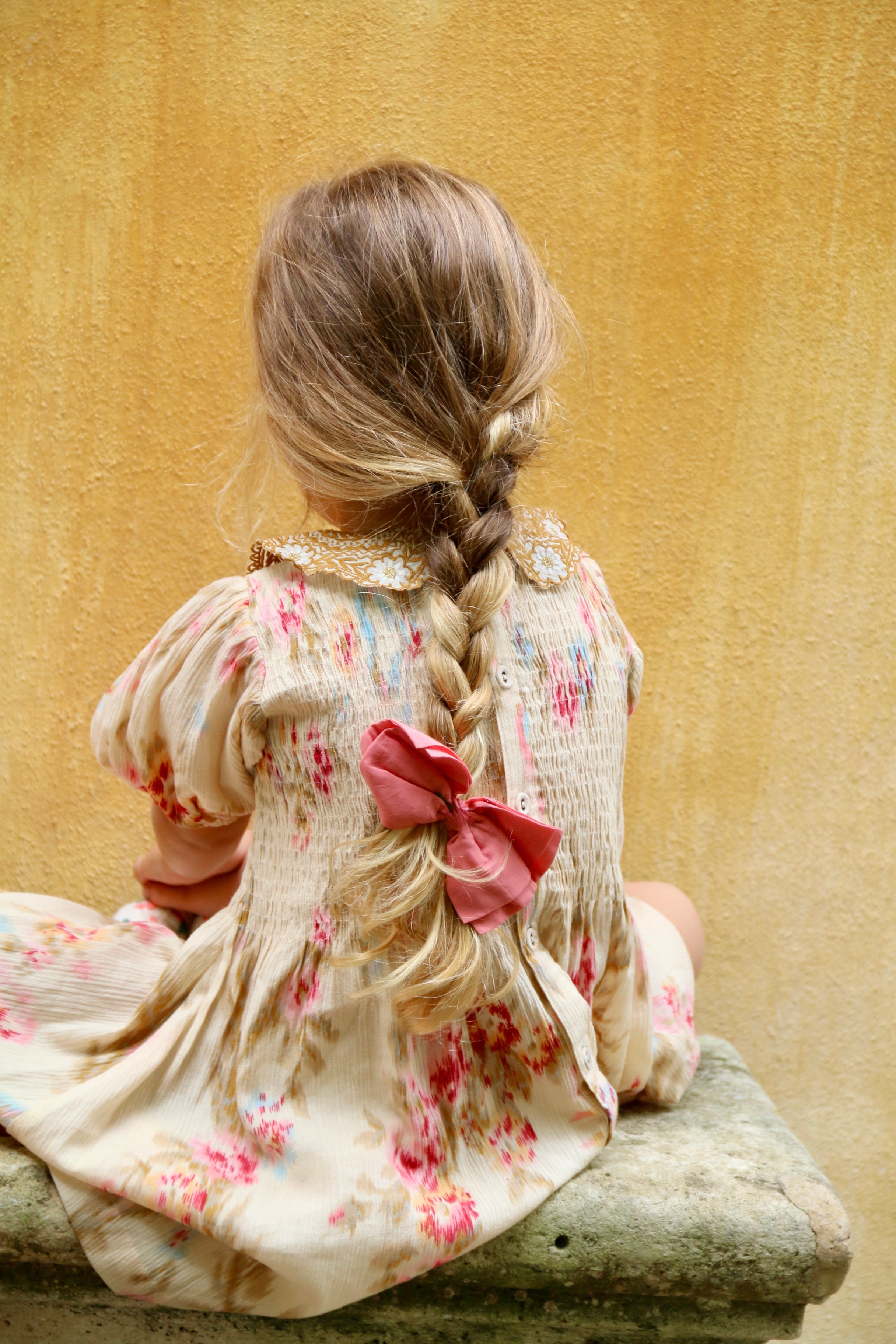【期間限定】 Bonjour crepe Print Antoinette Hairclips, with Tunique Diary トップス