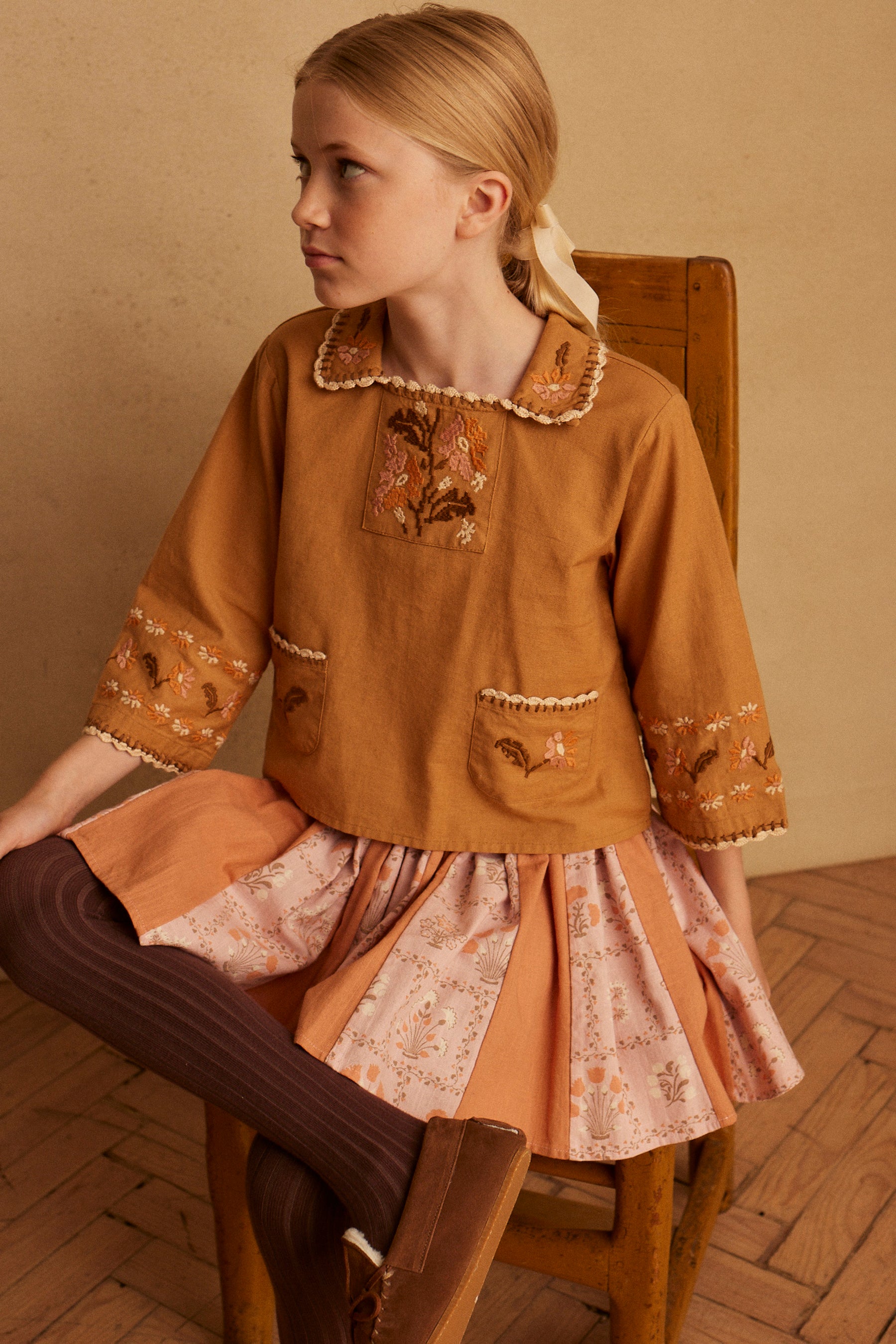 Apolina Maja Skirt デザートローズ 5-7y Apolina Maja Skirt デザートローズ 5-7y