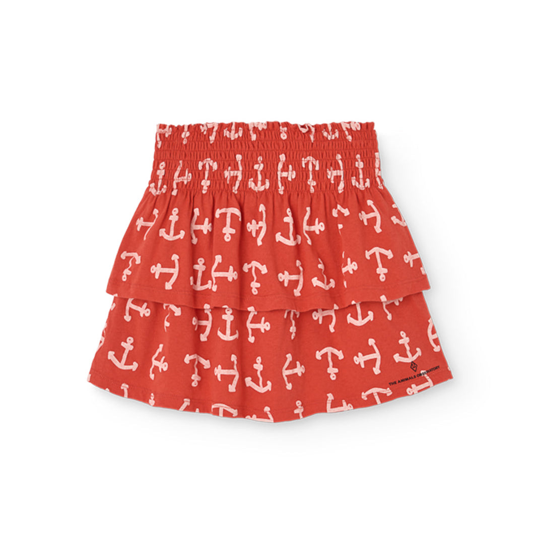 The Animals Observatory Kiwi Kid Skort, Red – Tinyapple