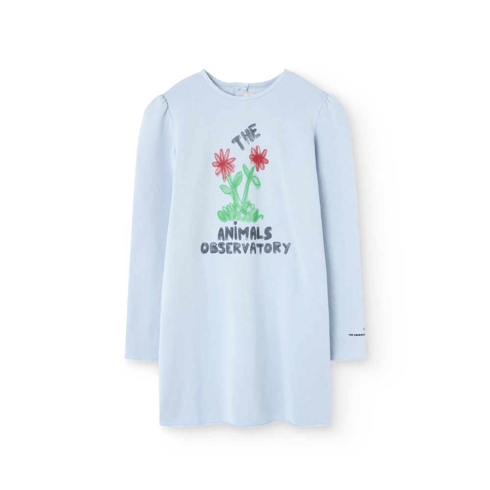 The Animals Observatory 薔薇ワンピース 6Y The Animals Observatory MARTEN KIDS DRESS NUDE ROSES