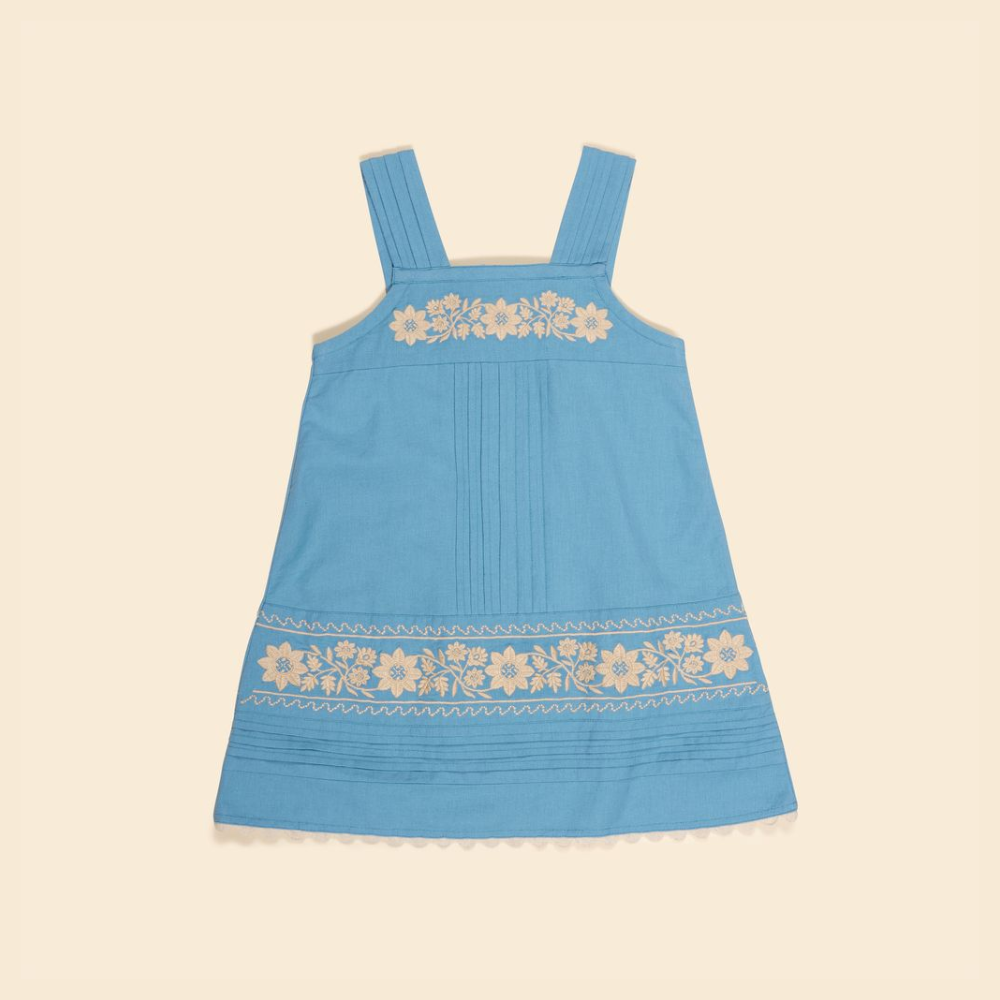Apolina Vittoria Apron Shift, Nordic Blue – Tinyapple