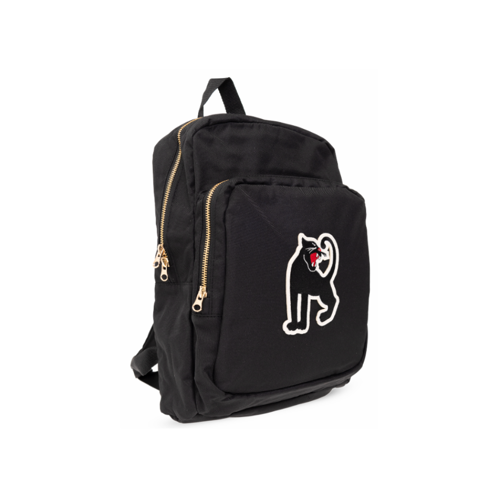 Mini Rodini Panther Backpack, Black