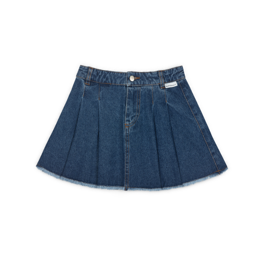 スカート wonnyribbon check and dot denim skirt wonnyribbon check and dot denim skirt