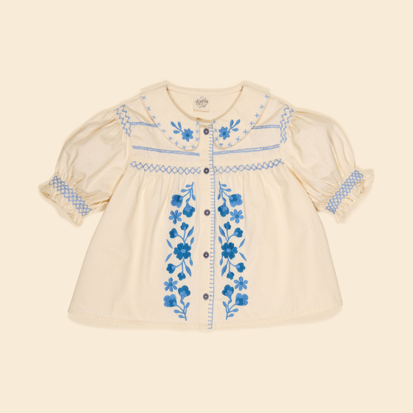 Apolina Heidi Blouse, Cream – Tinyapple