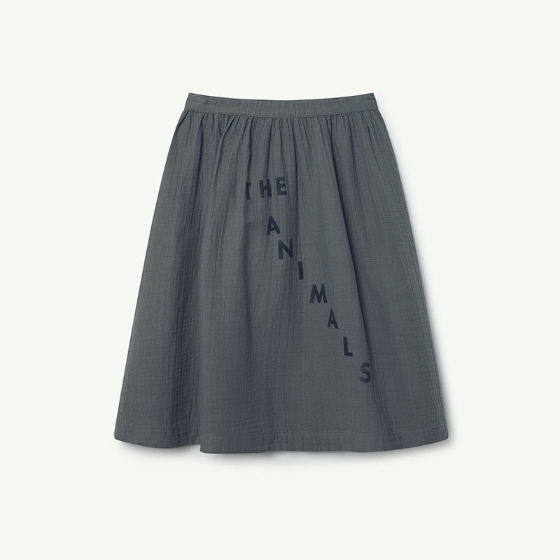 Buy Sow Kids Skirt, Grey Navy The Animals