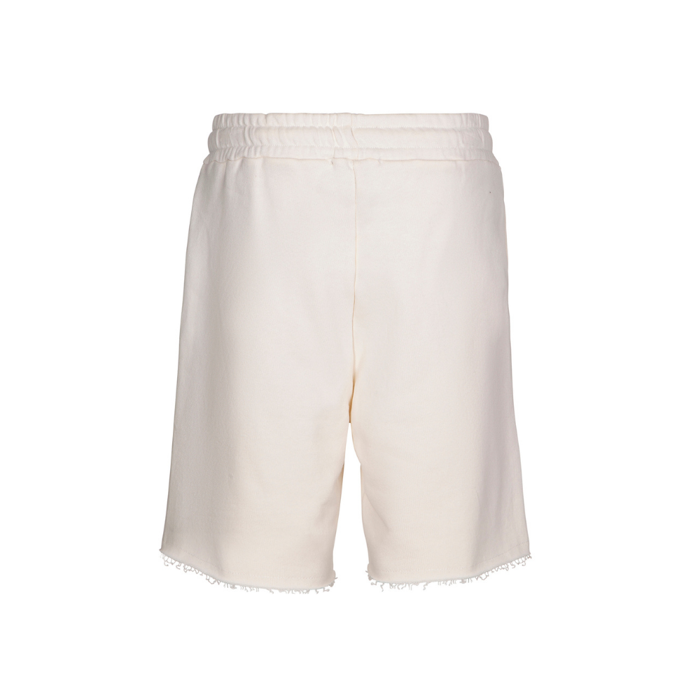Shop MSGM Bermuda Felpa Shorts, Beige - Tinyapple