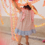 Louise Misha Jyoti Dress, Multicolor Patchwork for kids