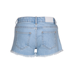 Buy MSGM Denim Shorts, Denim Blue - Tinyapple