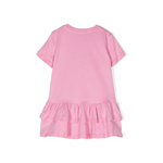 Buy MSGM Vestito Jersey 24/1 Baby Dress, Pink - Tinyapple