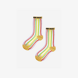 Bobo Choses Color Stripes transparent short socks - Tinyapple