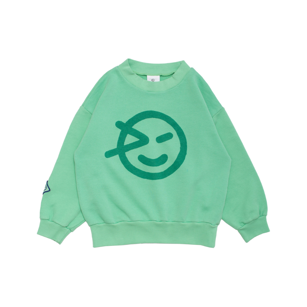 Wynken Slouch Sweatshirt, Tropical Green