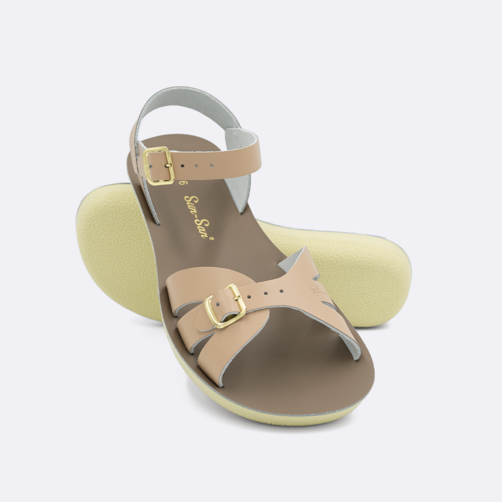 [Pre-order] Salt Water Swimmer Mom Sandal, Latte - Tinyapple