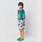 Shop Bobo Choses Sail Boat all over swim bermuda shorts