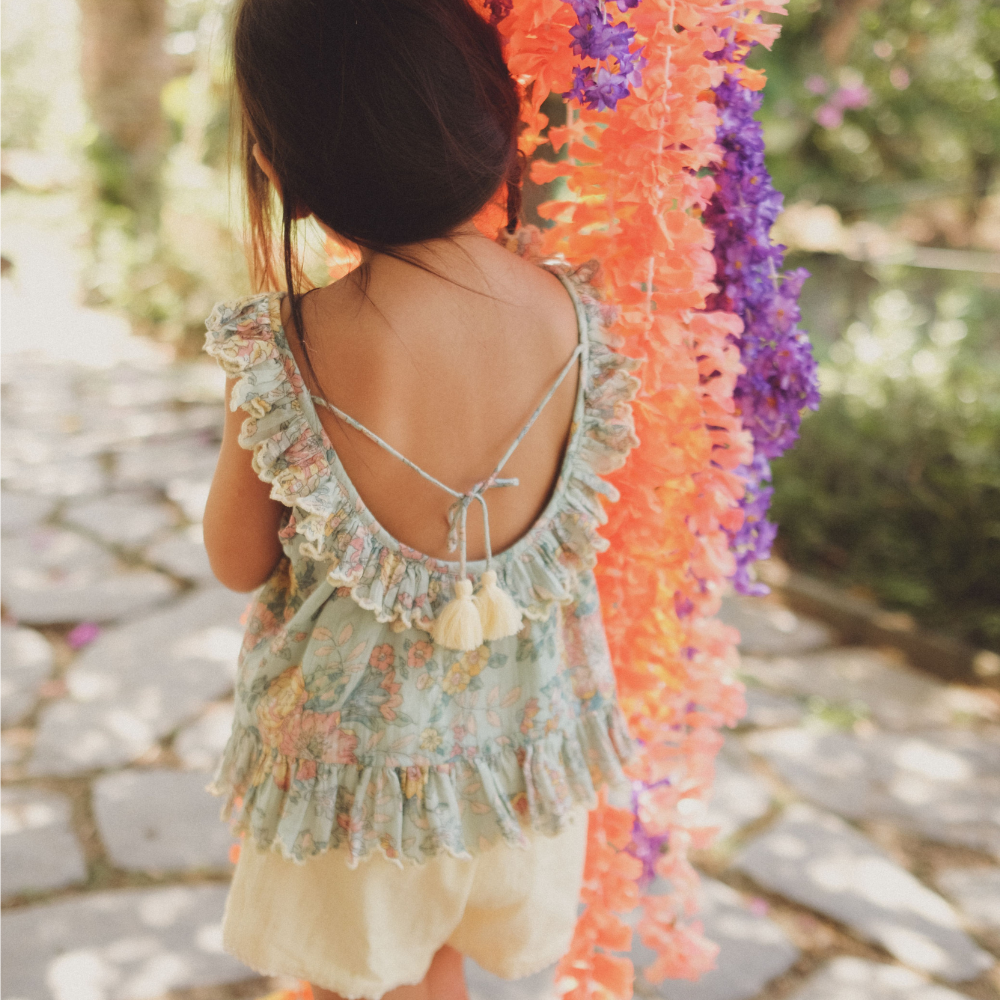 Shop Louise Misha Zelie Top, Water Flower