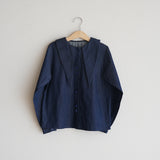 Shop Mes Kids Des Fleurs Triangle Collar Shirt - Tinyapple
