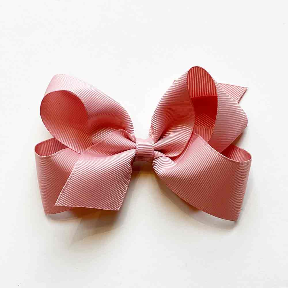 Classic Grosgrain Hair Bow, NCR