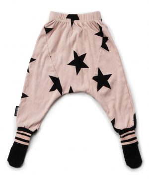 NU2028 Star Footed Pants, Powder Pink